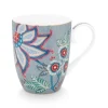 Pip Studio muki Flower Festival 350 ml Light Blue