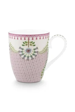 Pip Studio muki Lily&Lotus Tiles 350 ml Lilac