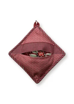 Pip Studio patalappu Flower Festival 22x22 cm Dark Pink