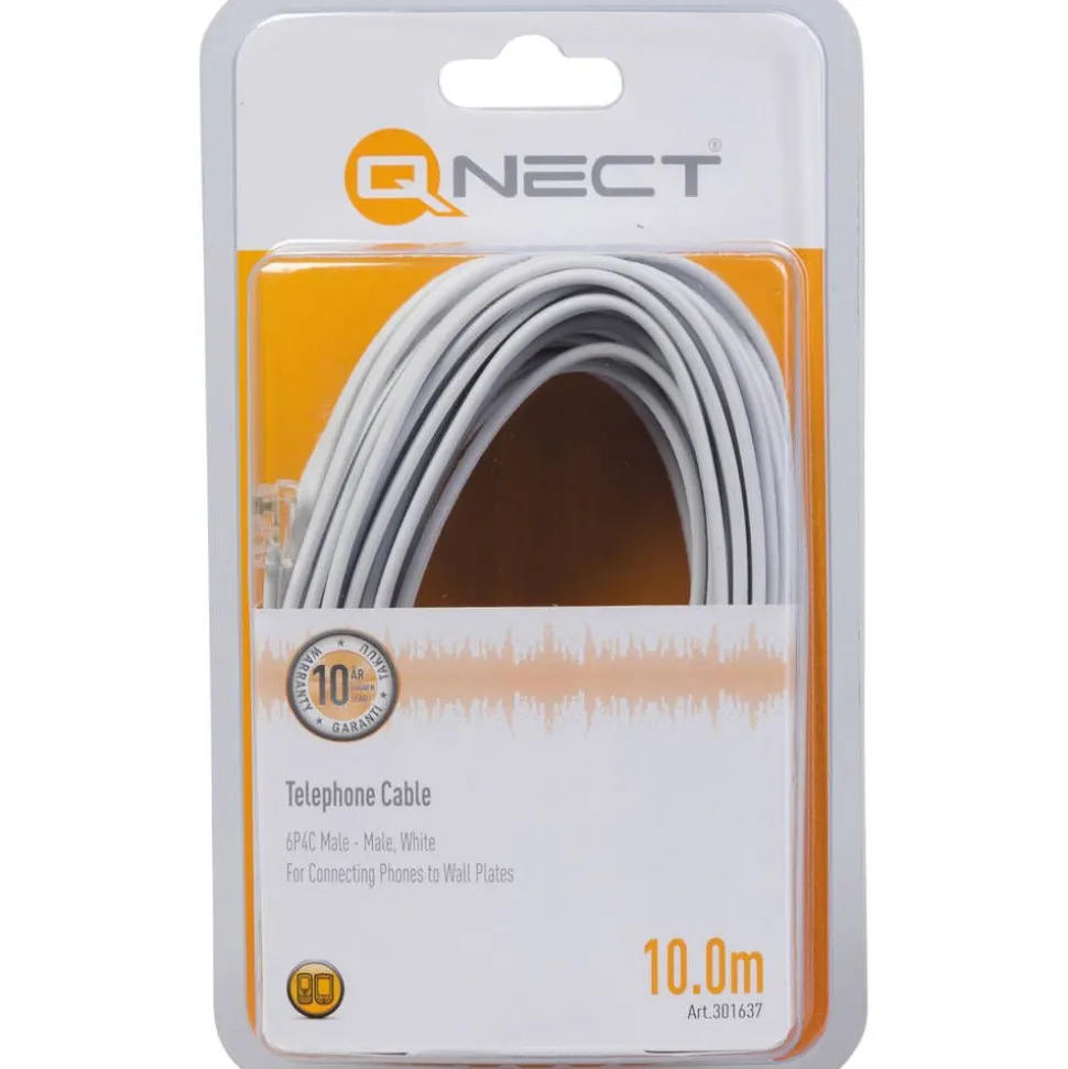 Qnect Puhelinkaapeli 10 m