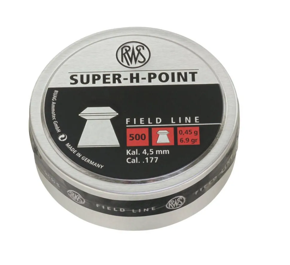 RWS Ilmakiväärin luoti RWS Super Hollow 4,5 mm 0,45 g