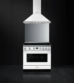 Smeg induktioliesi monitoimiuunilla CPF9IPWH Portofino valkoinen