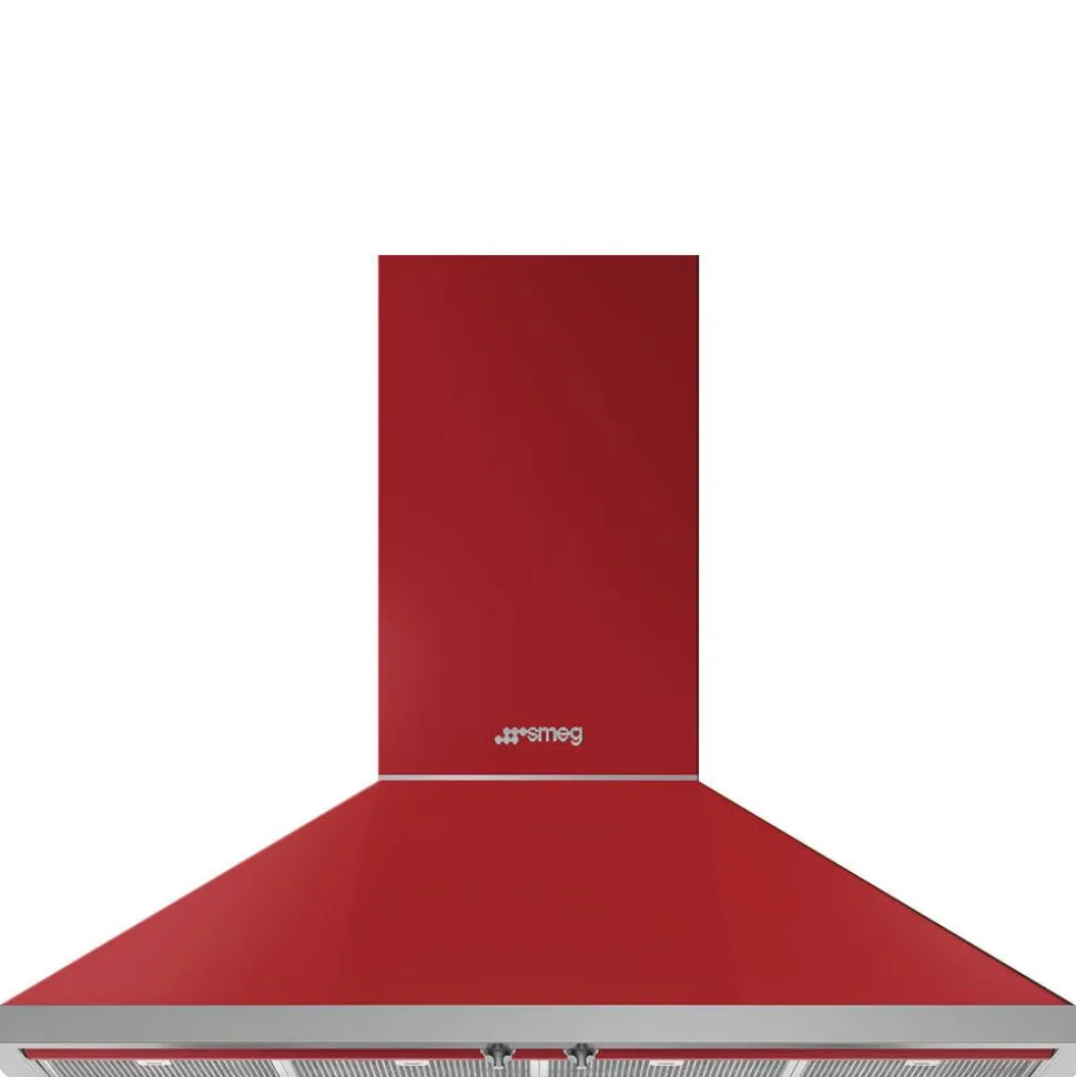 Smeg liesituuletin Portofino 120 cm punainen