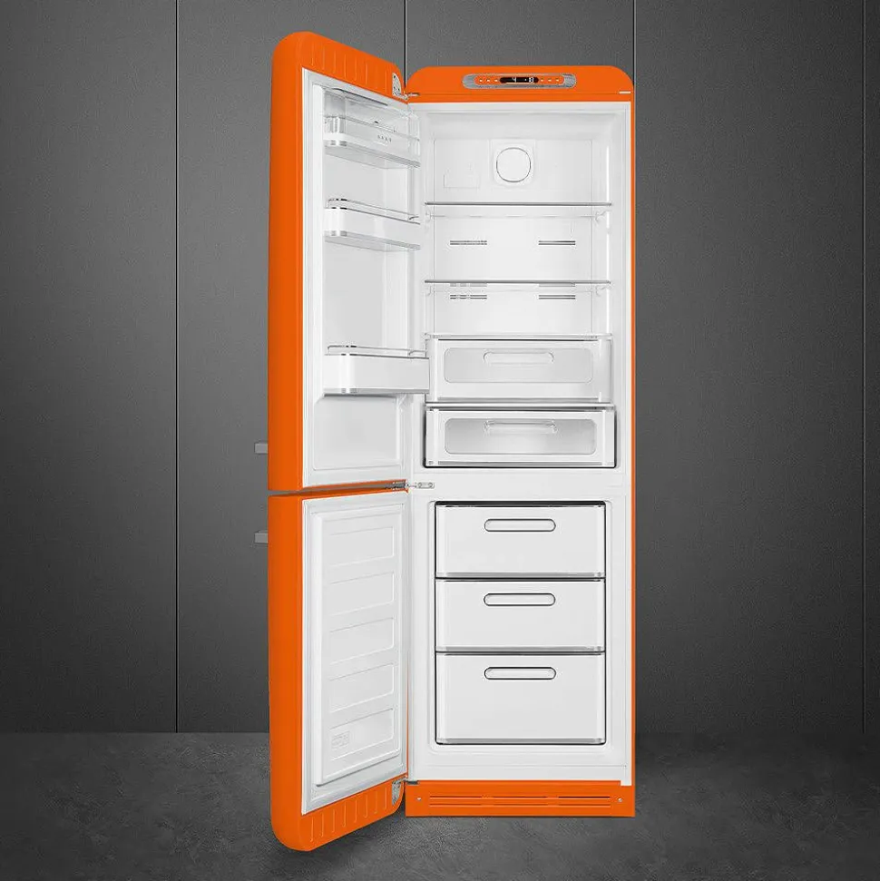 Smeg retrojääkaappi FAB32LOR5 oranssi, vasen