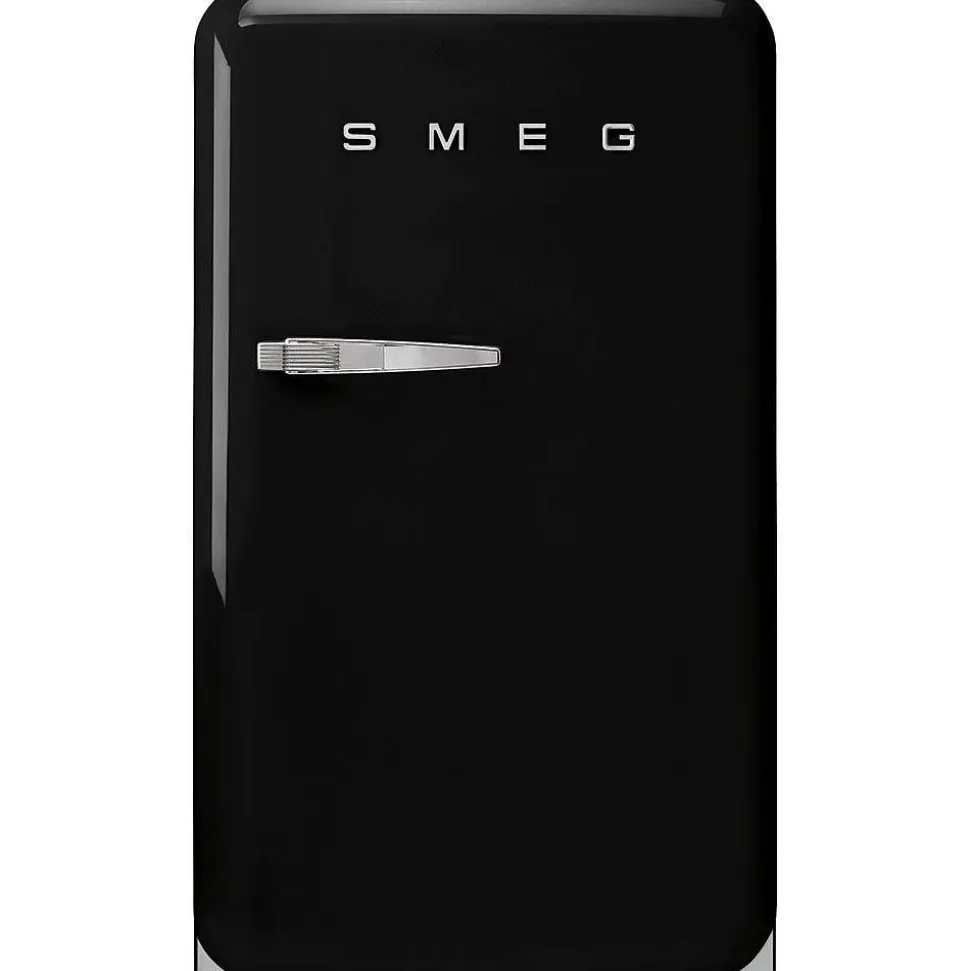 Smeg retrojääkaappi FAB10RBL5, musta, oikea