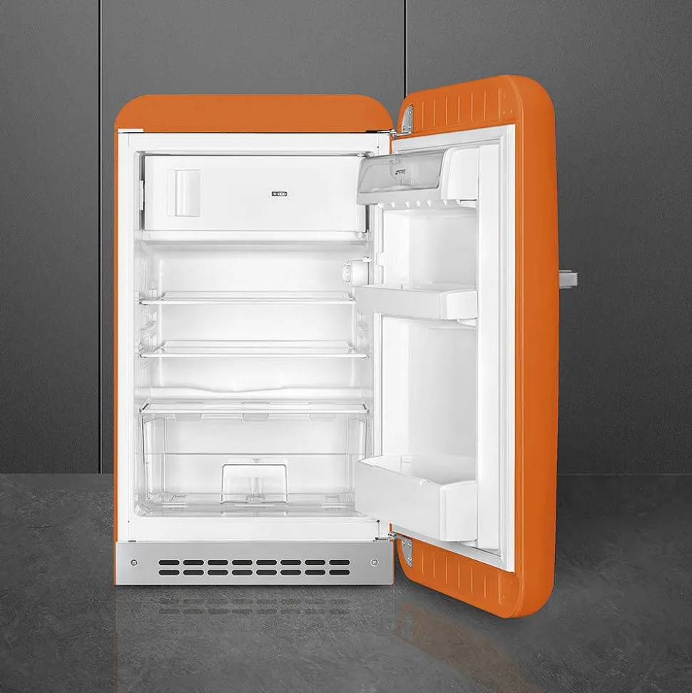 Smeg retrojääkaappi FAB10ROR5, oranssi, oikea