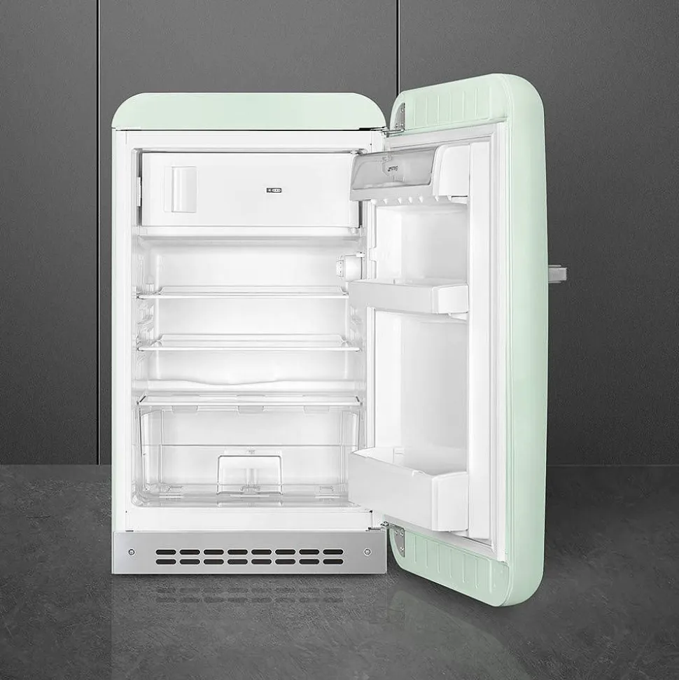 Smeg retrojääkaappi FAB10RPG5, pastellinvihreä, oikea