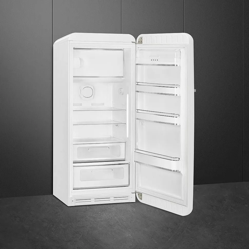Smeg retrojääkaappi FAB28RWH5 153 cm, valk., oikea