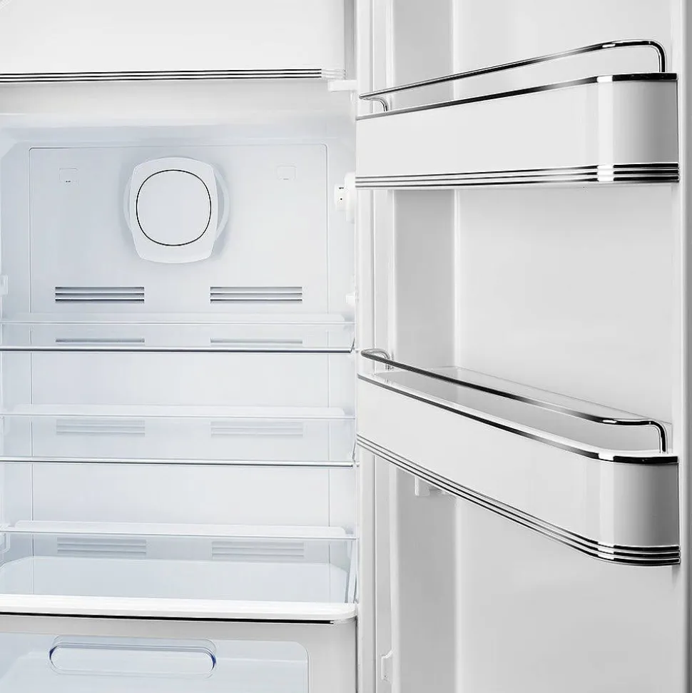 Smeg retrojääkaappi FAB28RWH5 153 cm, valk., oikea