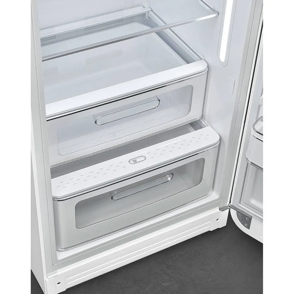 Smeg retrojääkaappi FAB28RWH5 153 cm, valk., oikea
