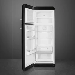 Smeg retrojääkaappipakastin FAB30LBL5 musta, vasen