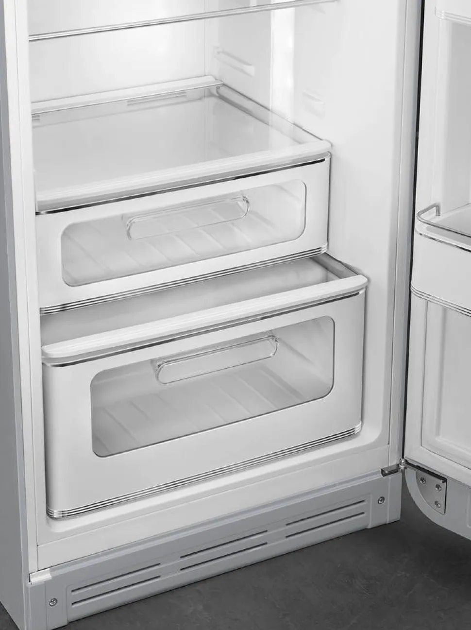 Smeg retrojääkaappipakastin FAB30RSV5 hopea, oikea