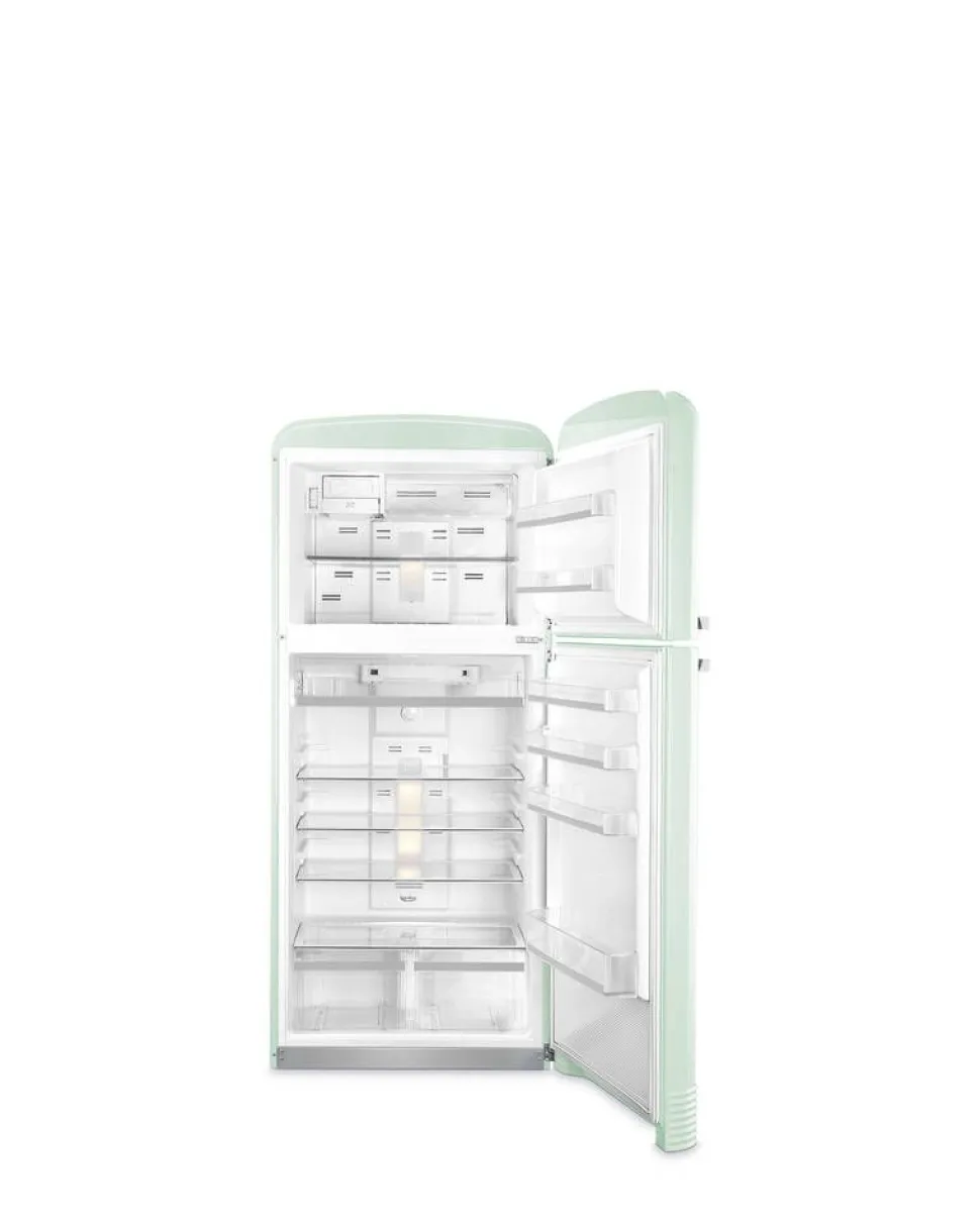 Smeg retrojääkaappi-pakastin FAB50RPG5, pastellinvihreä, oikea