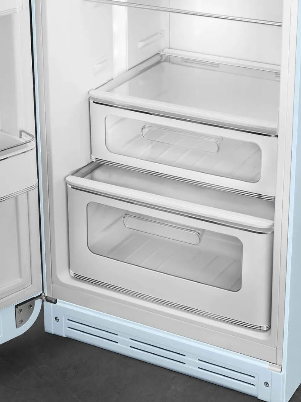 Smeg retrojääkaappipakastin FAB30LPB5 pastellinsininen, vasen