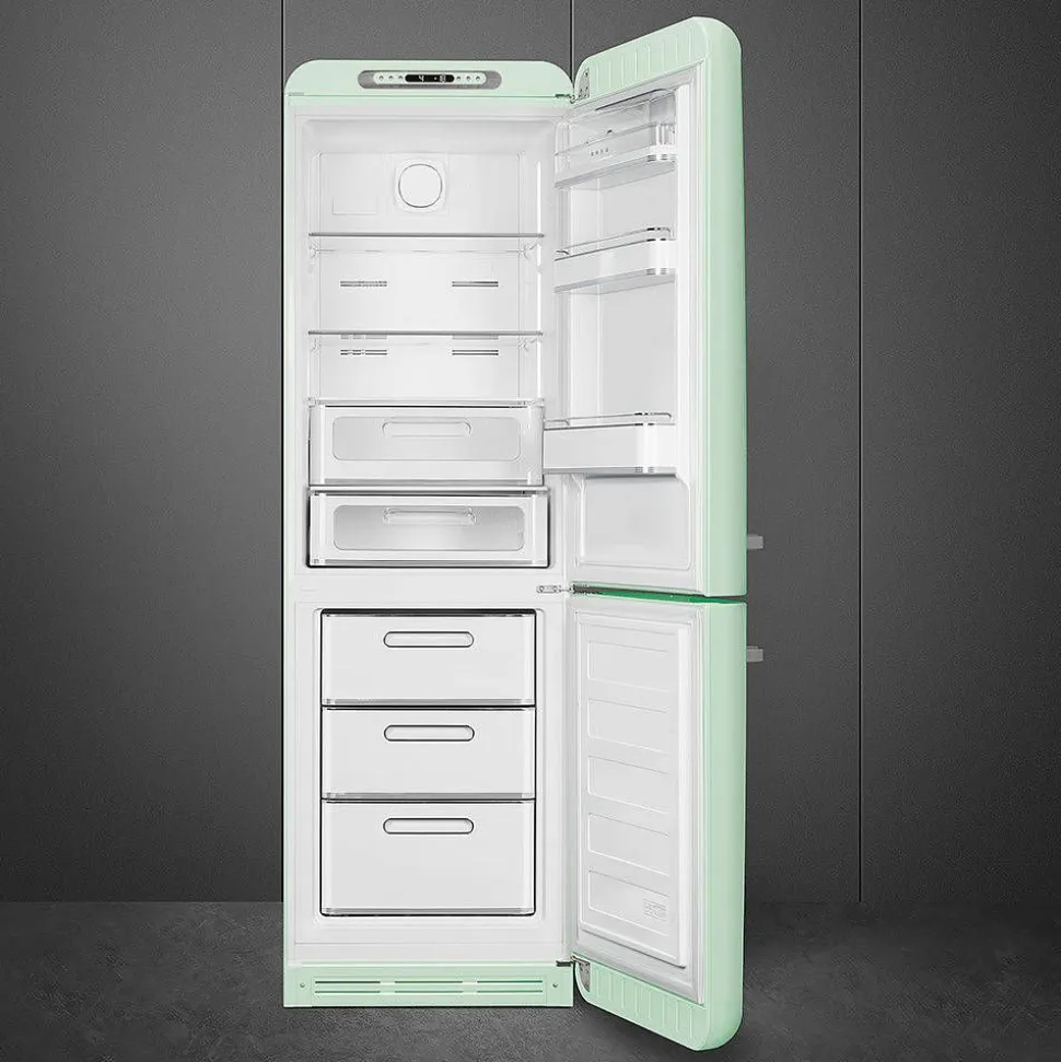 Smeg retrojääkaappipakastin FAB32RPG5 pastellinvihreä, oikea