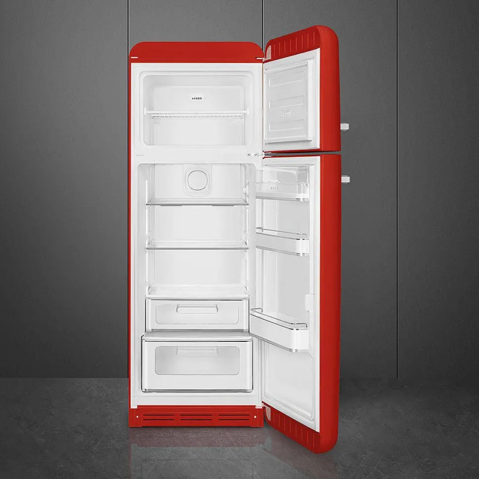 Smeg retrojääkaappipakastin FAB30RRD5 punainen, oikea