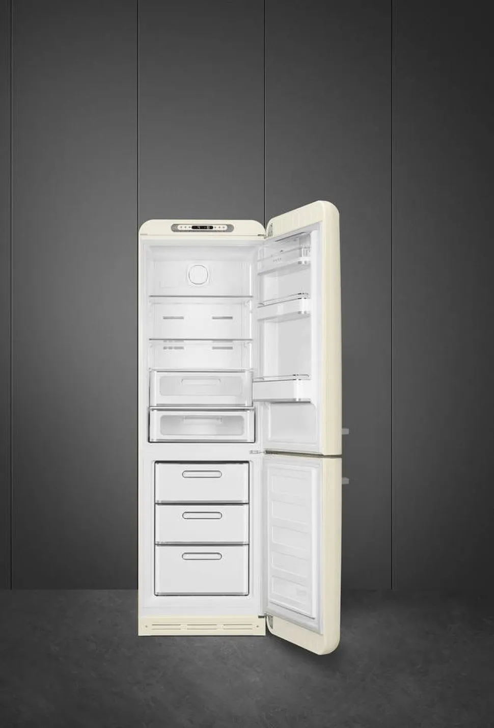 Smeg retrojääkaappipakastin FAB32RCR5 kerma, oikea