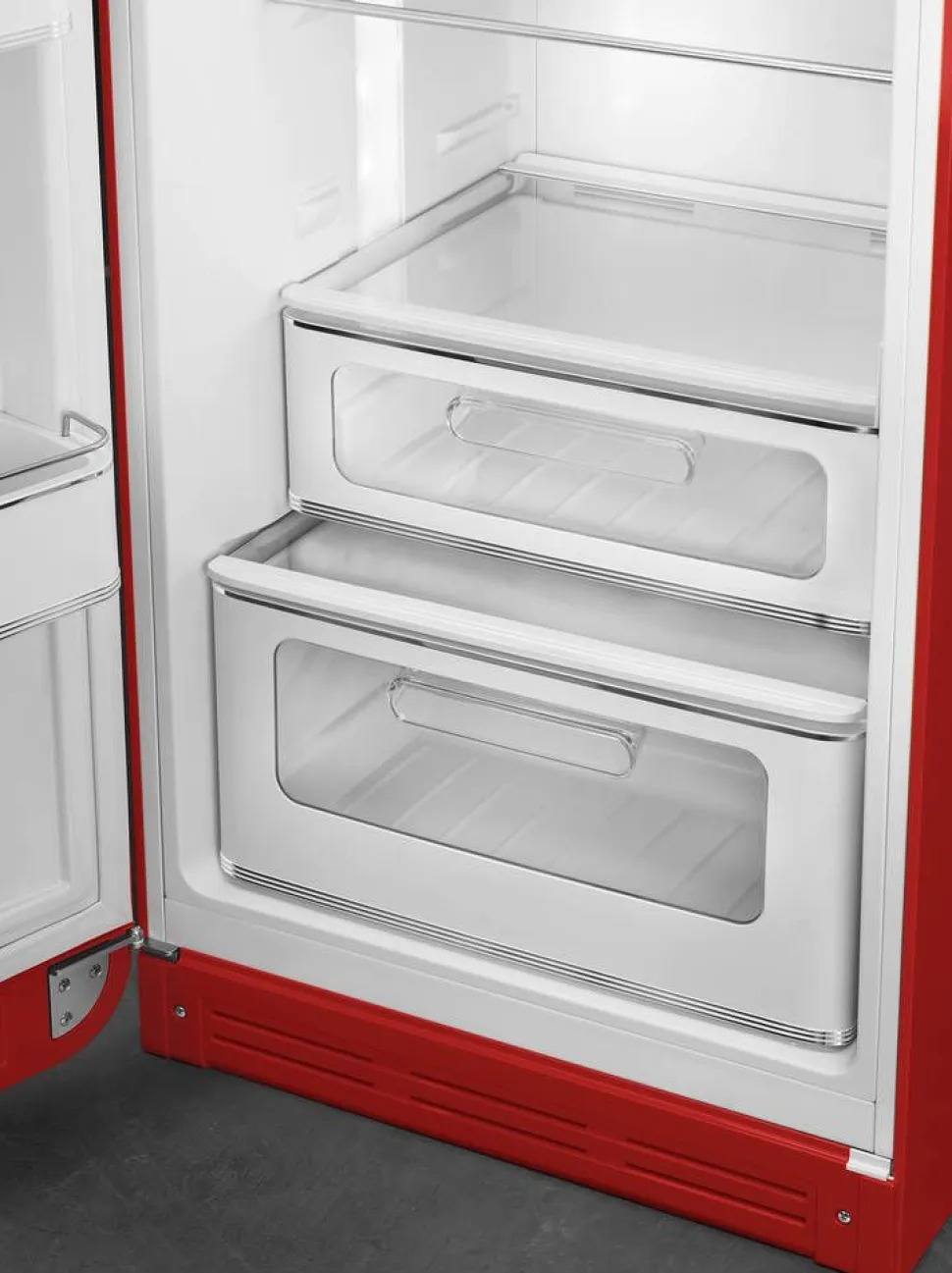Smeg retrojääkaappipakastin FAB30LRD5 punainen, vasen