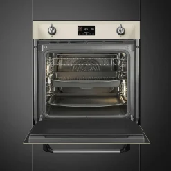 Smeg SOP6902S2PP 60cm yhdistelmähöyryuuni Viktoria, kerma