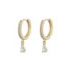 Snö of Sweden korvakoru Camille drop ring ear g/clear