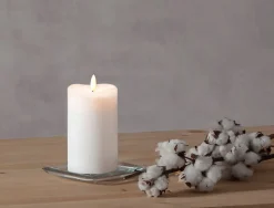 Star Trading LED-kynttilä Flamme 14 cm valkoinen