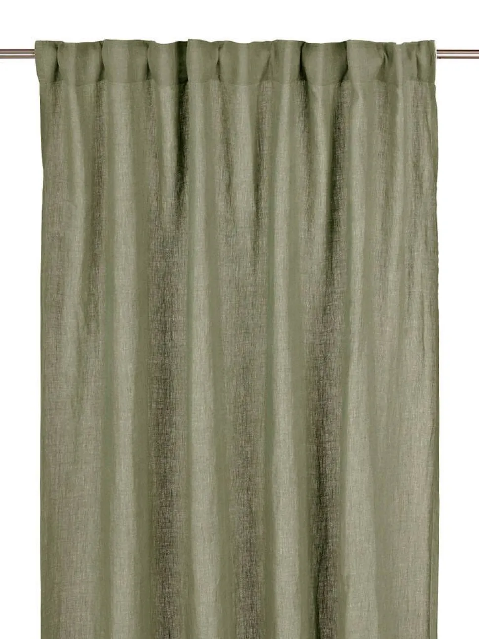Svanefors verhot Julie 145x280 cm sammaleenvihreä 2 kpl