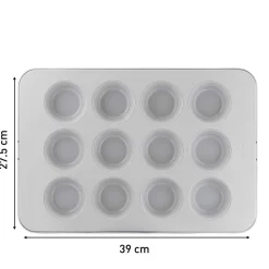 Tefal muffinivuoka 12 kuppia Ceramik 39x27,5 cm