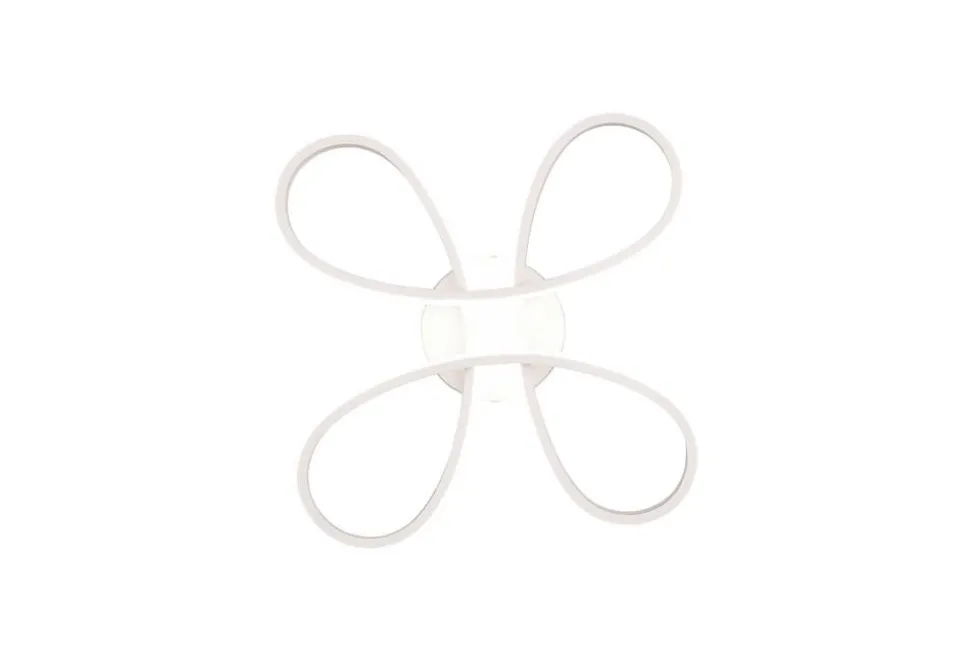 Trio Lighting kattovalaisin Fly LED 40 cm mattavalkoinen 400