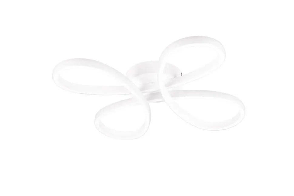 Trio Lighting kattovalaisin Fly LED 40 cm mattavalkoinen 400