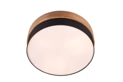 Trio Lighting kattovalaisin Seasons 50 cm E27 musta/puu