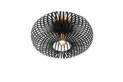 Trio Lighting kattovalaisin Johann 40 cm E27 mattamusta
