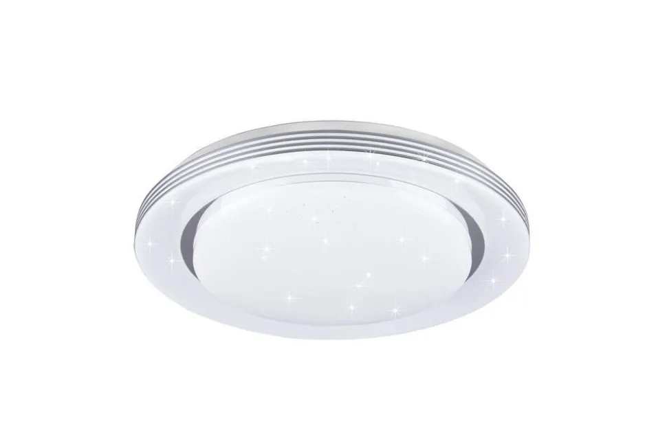 Trio Lighting LED kattovalaisin Atria 48 cm valkoinen starli