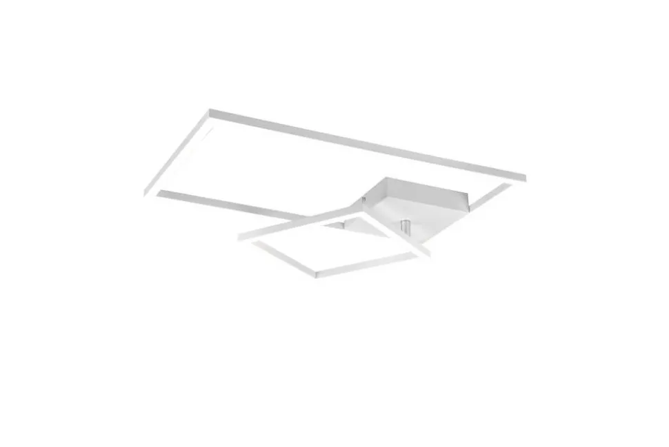 Trio Lighting LED kattovalaisin Padella mattavalkoinen