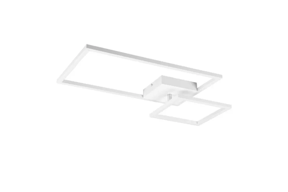 Trio Lighting LED kattovalaisin Padella mattavalkoinen