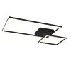 Trio Lighting LED kattovalaisin Padella mattamusta