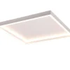 Trio Lighting LED kattovalaisin Rotonda neliö mattavalkoinen
