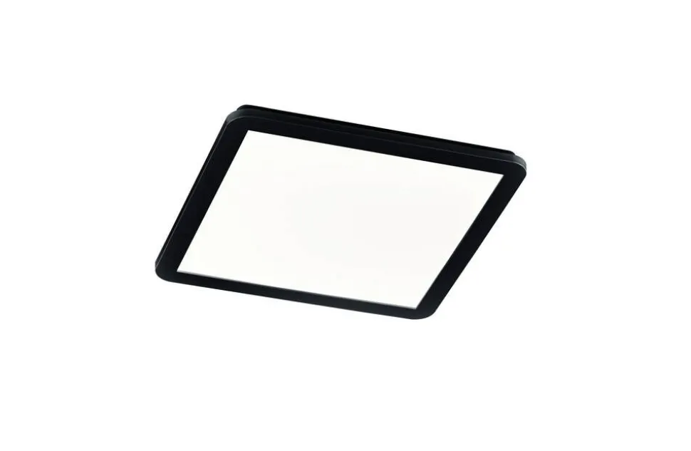 Trio Lighting LED kattovalaisin Camillus 40x40 cm mattamusta