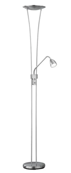 Trio Lighting LED lattiavalaisin Arizona uplighter harjattu
