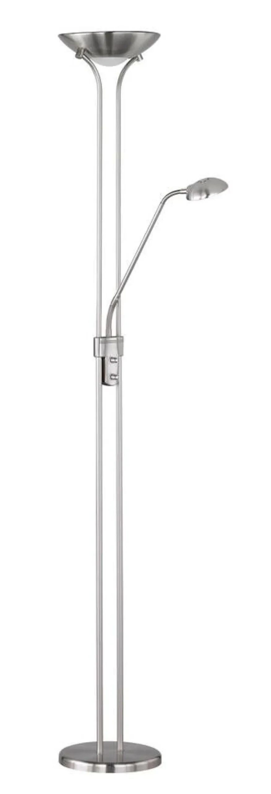 Trio Lighting LED lattiavalaisin Spock uplighter harjattu te