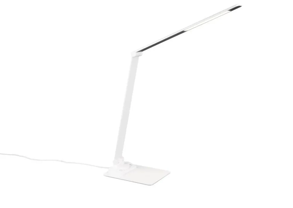 Trio Lighting LED pöytävalaisin Travis mattavalkoinen