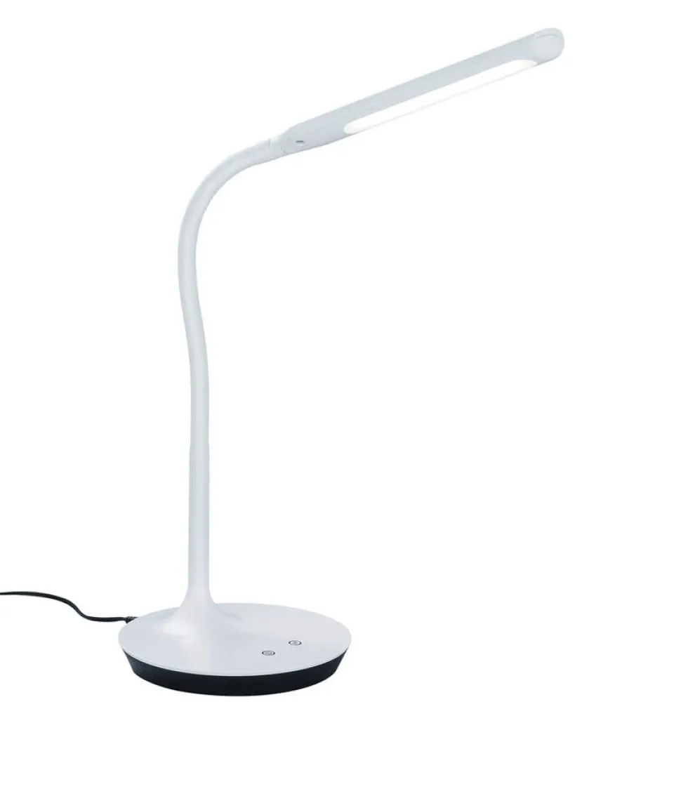 Trio Lighting LED pöytävalaisin Polo mattavalkoinen