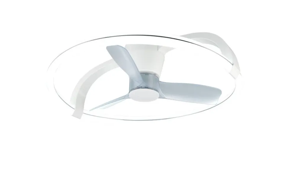 Trio Lighting LED tuuletinkattovalaisin Stockholm mattavalko