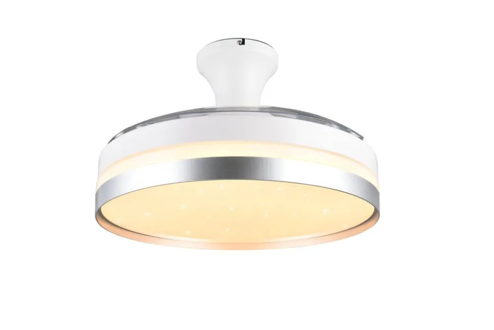 Trio Lighting LED tuuletinkattovalaisin Lindberg titaani sta