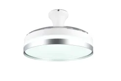 Trio Lighting LED tuuletinkattovalaisin Lindberg titaani sta