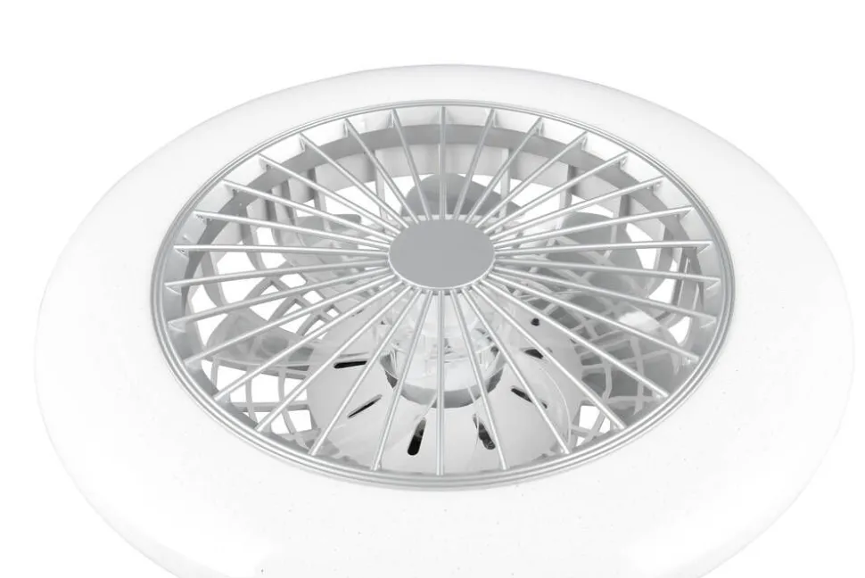 Trio Lighting LED tuuletinkattovalaisin Stralsund harmaa sta