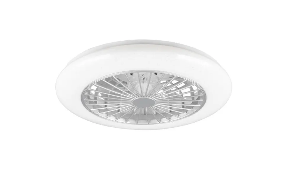 Trio Lighting LED tuuletinkattovalaisin Stralsund harmaa sta