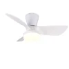 Trio Lighting LED tuuletinkattovalaisin Randers mattavalkoin