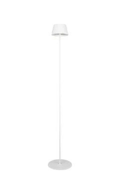 Trio Lighting LED ulkolattiavalaisin Suarez mattavalkoinen l