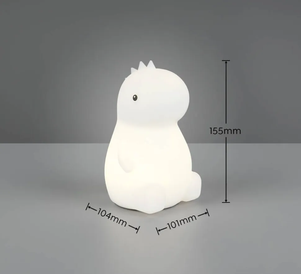 Trio Lighting LED-pöytävalaisin Rexy RGBW valkoinen