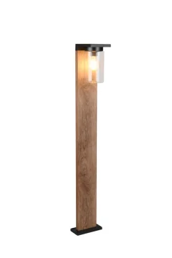 Trio Lighting pylväsvalaisin Ardila 100 cm E27 puu/m.musta h